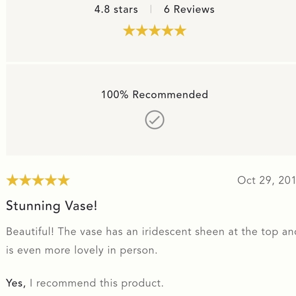 Anthropologie Crescent Moon Vase - Picture 7 of 14